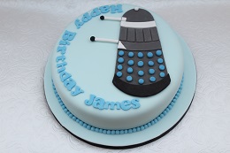 doctor who dalek birthday cake